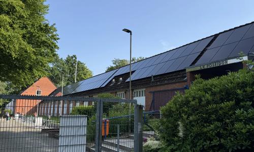 Module in Nord-Ost Ausrichtung auf Umkleidetrakt