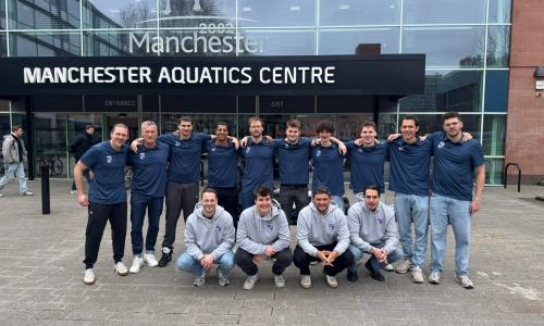 Hinten v.l. John Bräcker, Dirk Klingenberg, Matija Savic, Maurice Jüngling, Justus Gläser, Dominik Anders, Luca Zambra, Benjamin Slack, Bastian Schmellenkamp und Fynn Lenger. Vorne v.l. Felix Haarstick, Hendrik Drenkhahn, Sven Van Zyl und Lucas Schnetzer